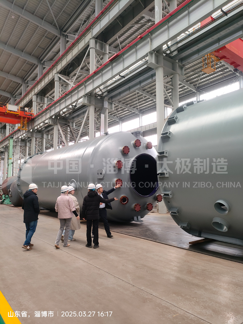 太極搪玻璃設(shè)備高分通過(guò)國(guó)外客戶嚴(yán)苛檢驗(yàn)